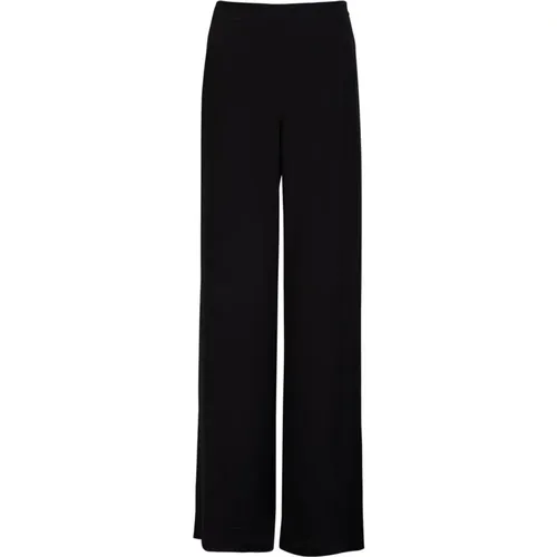 Weite Schwarze Hose Vintage Stil , Damen, Größe: L - pinko - Modalova