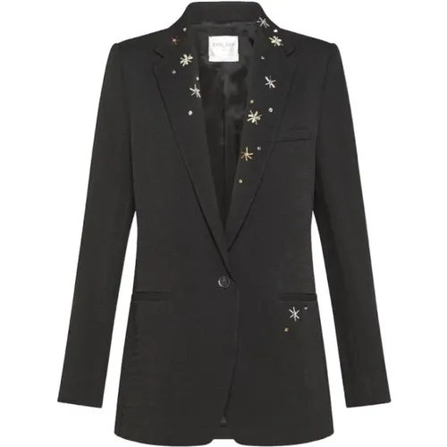 Blazer mit Strassdetails - Forte Forte - Modalova