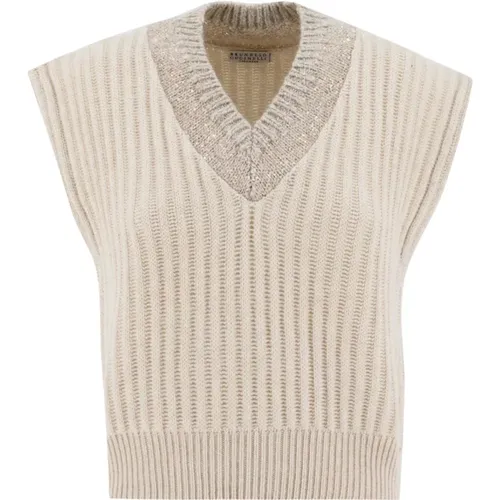 Sleeveless Knitwear - BRUNELLO CUCINELLI - Modalova