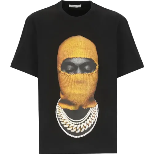 Schwarzes Mask20 T-Shirt für Männer , Herren, Größe: XL - IH NOM UH NIT - Modalova