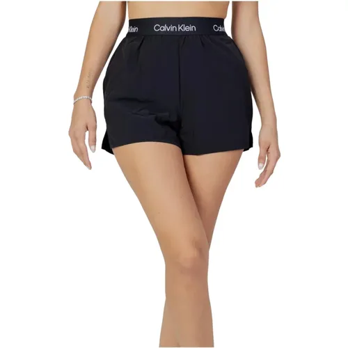 Schwarze Sportshorts für Frauen - Calvin Klein - Modalova