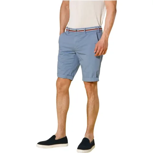 Slim Stretch Chino Bermuda Shorts , Herren, Größe: L - Mason's - Modalova