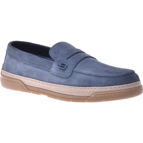 Indigo suede loafers Baldinini - Baldinini - Modalova