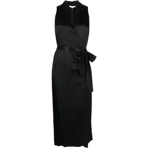 Draped pleat wrap dress , female, Sizes: XL - Vince - Modalova