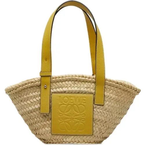 Pre-owned Raffia handbags , female, Sizes: ONE SIZE - Loewe Pre-owned - Modalova