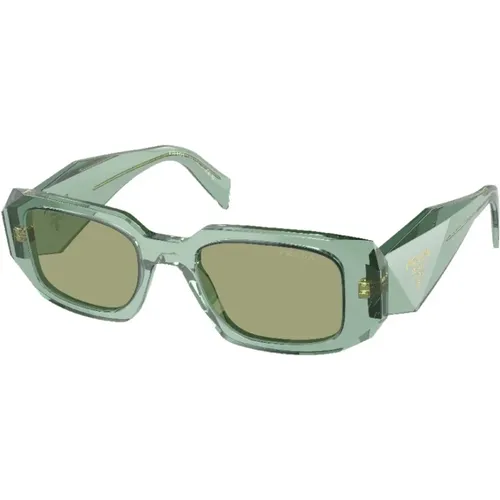 Ws Sunglasses in Sage Mirror , female, Sizes: 49 MM - Prada - Modalova