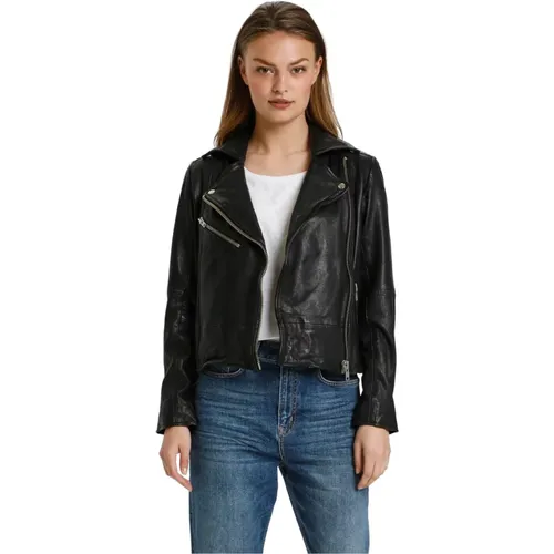 THE Leather Jacket , female, Sizes: 3XL, XS, 2XL, M - My Essential Wardrobe - Modalova