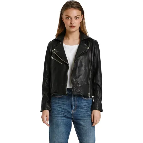 THE Leather Jacket , female, Sizes: S, 3XL, XS, 2XL, XL, M - My Essential Wardrobe - Modalova