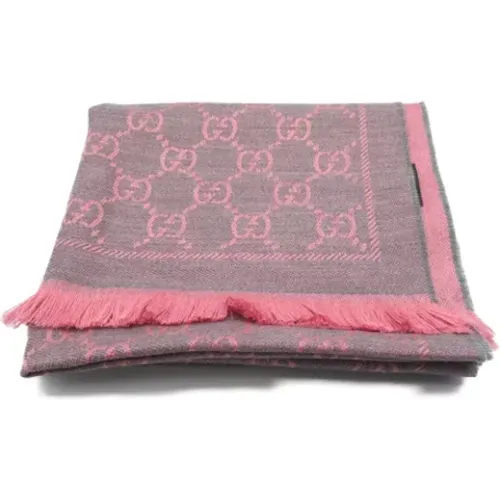 Pre-owned Wool scarves , female, Sizes: ONE SIZE - Gucci Vintage - Modalova