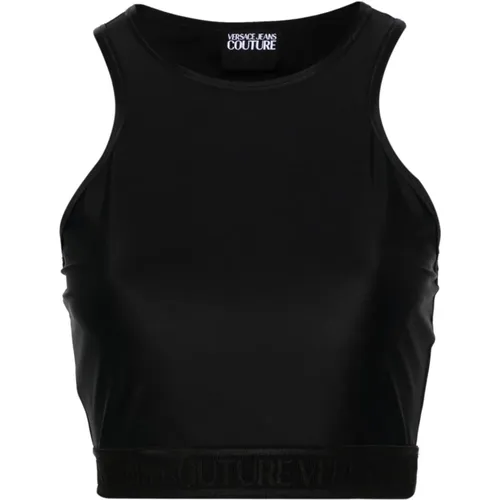 Top with Corset Detail , female, Sizes: XS, 3XS, S, 2XS, M - Versace Jeans Couture - Modalova