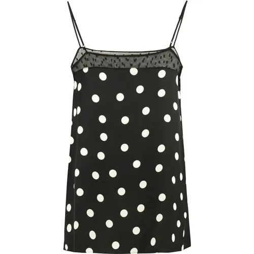 Top mit Polka-Dots aus Viskose - Stella Mccartney - Modalova