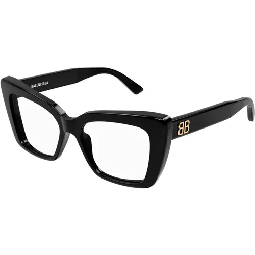 Schwarze Brillen Bb0297O Sonnenbrille , unisex, Größe: 52 MM - Balenciaga - Modalova