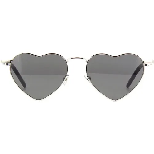 Luxury Metallic Sunglasses for Women , female, Sizes: 52 MM - Saint Laurent - Modalova