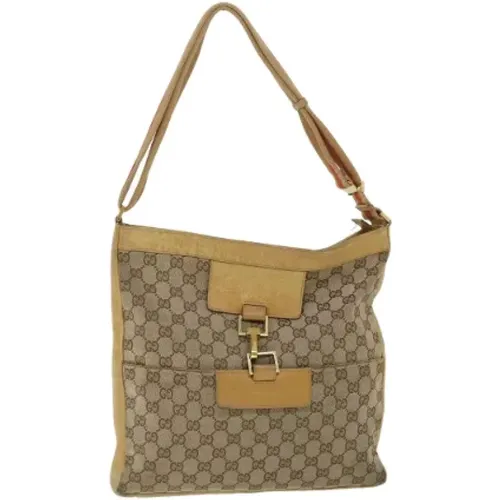 Pre-owned Canvas shoulder-bags , female, Sizes: ONE SIZE - Gucci Vintage - Modalova