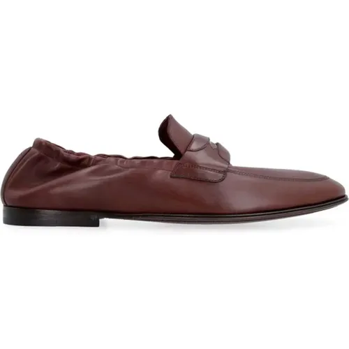Leather Loafers for Men , male, Sizes: 10 UK, 6 1/2 UK - Dolce & Gabbana - Modalova