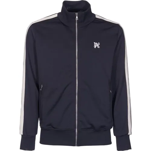 Iconic Tracksuit Jacket with Zipper Closure , male, Sizes: XL, M, L - Palm Angels - Modalova