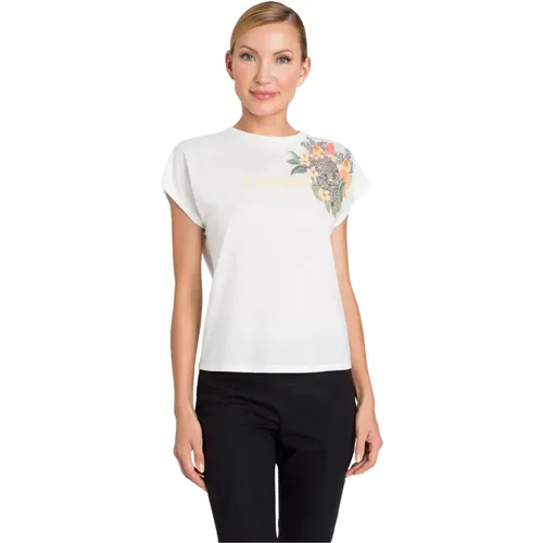 Logo Print Cotton T-shirt , female, Sizes: M, XS - Twinset - Modalova