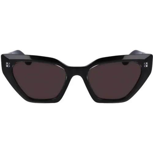 Klassische Schwarze Sonnenbrille , Damen, Größe: 54 MM - Karl Lagerfeld - Modalova