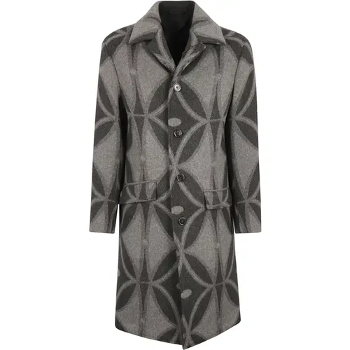 Grey Coats - Cappotto , male, Sizes: M - ETRO - Modalova