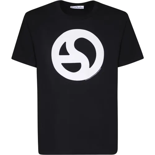 Mens Clothing T-Shirts Polos Ss24 , male, Sizes: L, S, M, XS - Acne Studios - Modalova