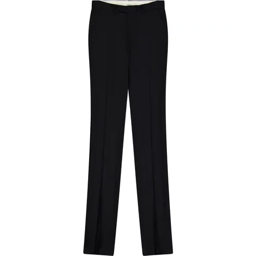 Wool Cigarette Pants , female, Sizes: S - Laneus - Modalova