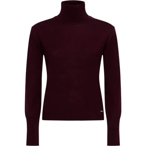 Bordeaux Pullover Kollektion , Damen, Größe: S - KAOS - Modalova