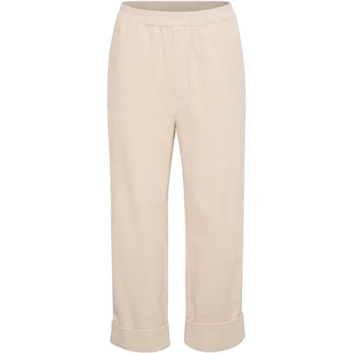 Perfectly Pale Wide Waistband Trousers , female, Sizes: 4XL - Part Two - Modalova