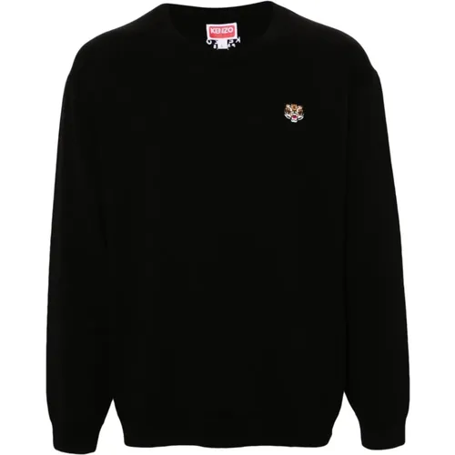 Tiger Sweater , male, Sizes: M, L, S, XL - Kenzo - Modalova