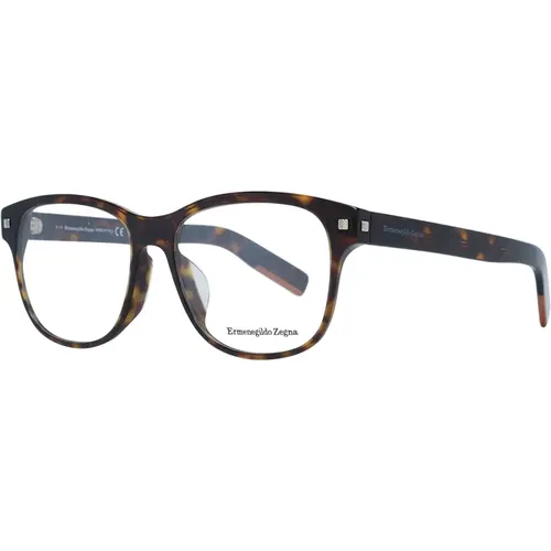Braune Herren Optische Brillen - Ermenegildo Zegna - Modalova