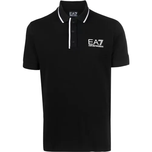 EA7 T-shirts and Polos , male, Sizes: L - Emporio Armani EA7 - Modalova