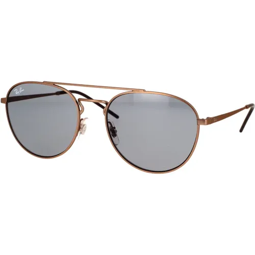 Vintage Style Sunglasses with Copper Frame , unisex, Sizes: 55 MM - Ray-Ban - Modalova