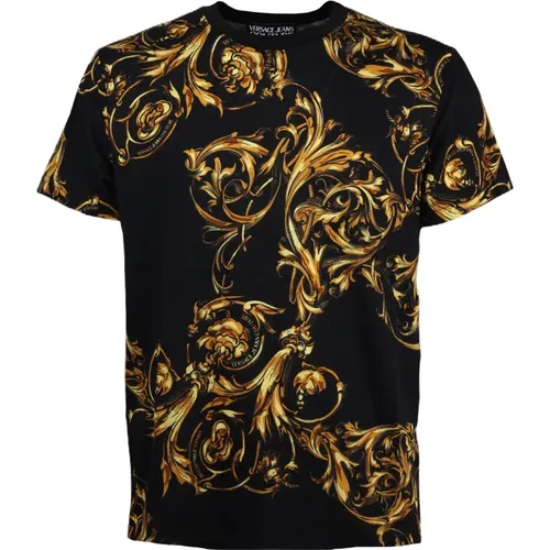 T-Shirts , male, Sizes: M, XS, 2XL, S, XL - Versace Jeans Couture - Modalova