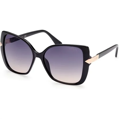 Stilvolle Sonnenbrille mit Verlaufsglas,Stilvolle Sonnenbrille mit brauner Verlaufslinse - Guess - Modalova