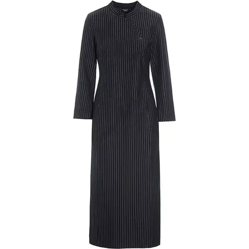 Pinstripe Jersey Long Dress , female, Sizes: 2XL, L, XL, S, M - Bitte Kai Rand - Modalova