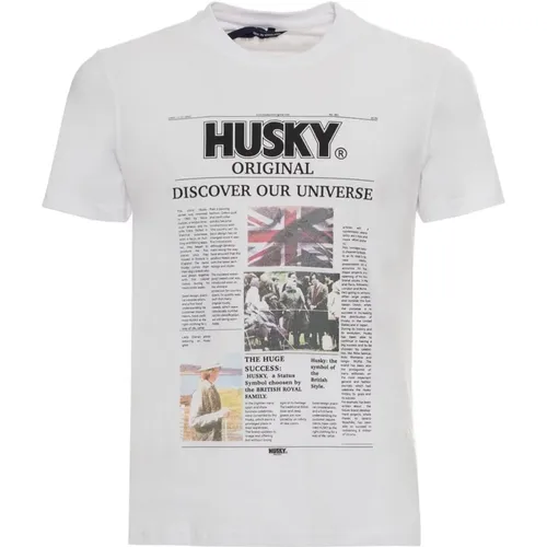 T-Shirts , Herren, Größe: 2XL - Husky Original - Modalova