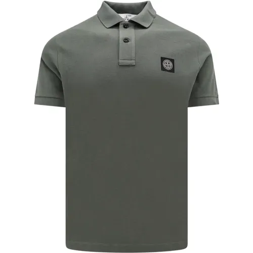 Polo Shirt with Embroidered Logo , male, Sizes: 2XL, L, XL, 3XL, M - Stone Island - Modalova