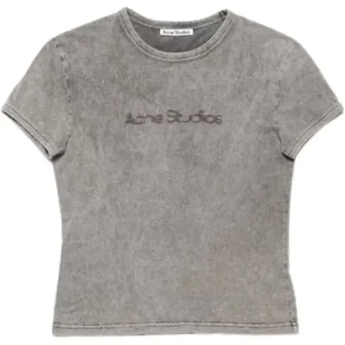 Lässiges Baumwoll-T-Shirt , Herren, Größe: M - Acne Studios - Modalova