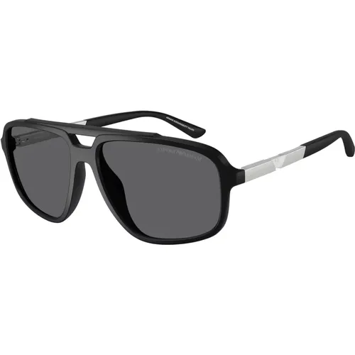 Stylische Sonnenbrille Ea4236U 5001T3 , Herren, Größe: 59 MM - Emporio Armani - Modalova