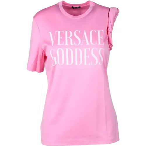 Tshirt , Damen, Größe: XS - Versace - Modalova