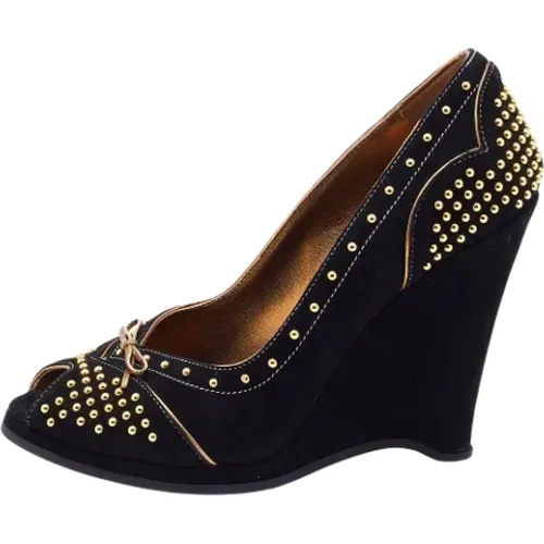 Pre-owned Wildleder heels , Damen, Größe: 36 EU - Miu Miu Pre-owned - Modalova
