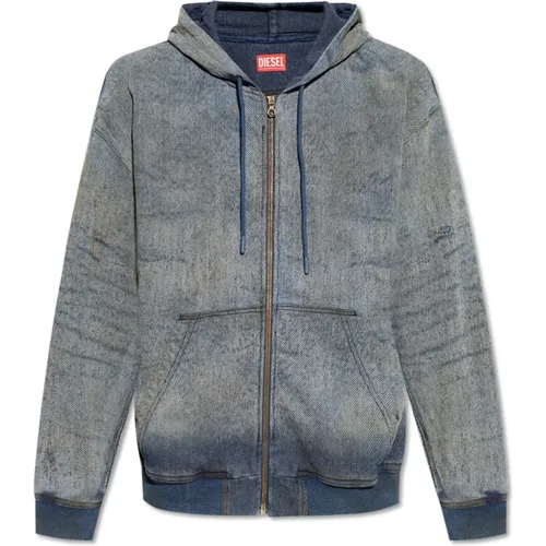 Hoodie D-Hari-Fsf , Herren, Größe: L - Diesel - Modalova