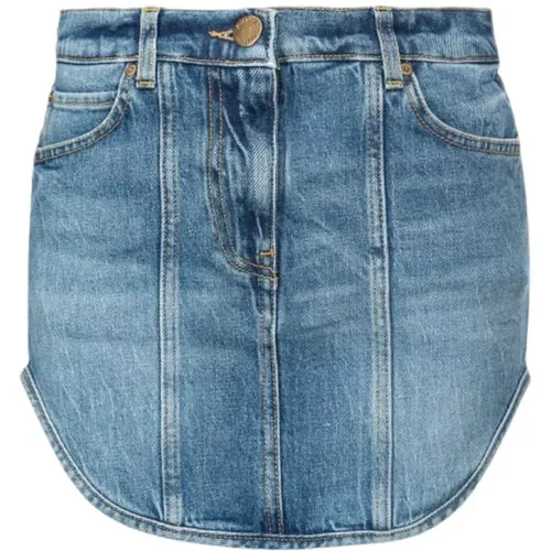 Denim Shorts , Damen, Größe: S - pinko - Modalova