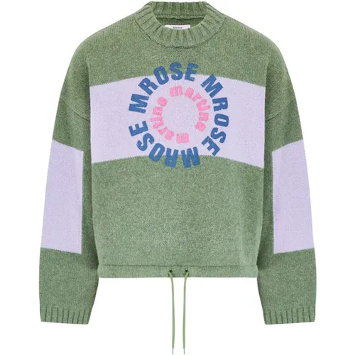 Grüner Intarsia Jumper Sweater , Herren, Größe: M - Martine Rose - Modalova