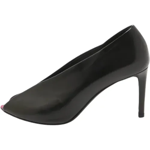 Pre-owned Leather heels , female, Sizes: 3 1/2 UK - Balenciaga Vintage - Modalova
