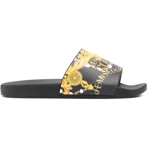 Schwarze Sandalen für Frauen,Sandalen - Versace Jeans Couture - Modalova