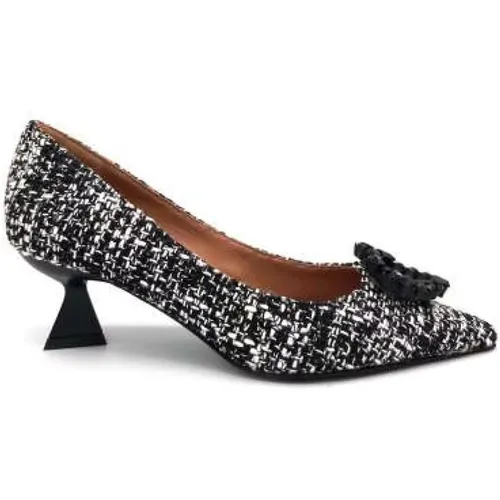 Chicco di Riso Schwarz-Weiße Pumps , Damen, Größe: 39 EU - Roberto Festa - Modalova