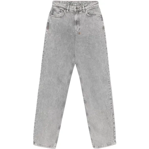 Graue Denim-Jeans mit Kristallverzierung , Damen, Größe: W29 - Ksubi - Modalova