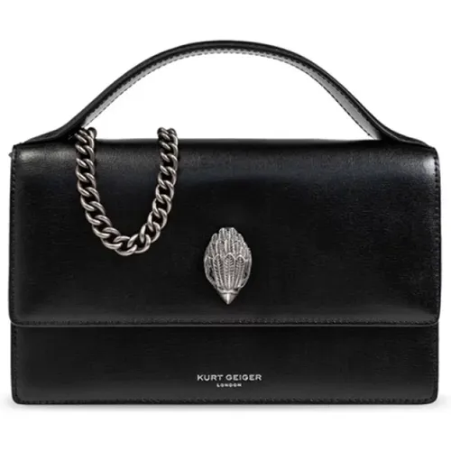 Schwarze Leder Adlerkopf Tote Tasche - Kurt Geiger - Modalova