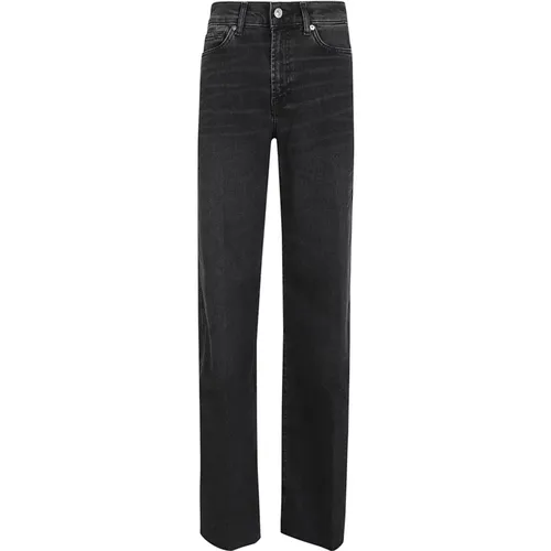 Flare Jeans High Waist , female, Sizes: W26, W30, W25, W27 - 7 For All Mankind - Modalova