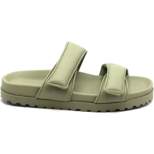 Double-Strap Flat Sandals , female, Sizes: 6 UK - Gia Borghini - Modalova